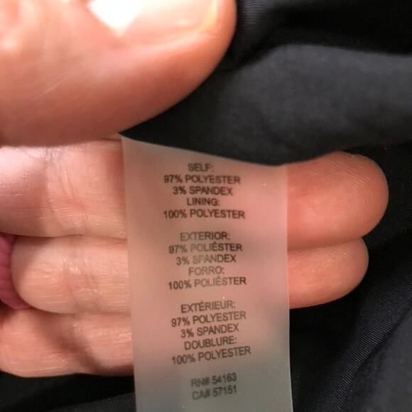 Kensie Dress Womens Size 8 Black Mini Ruffle Halter Keyhole Goth Party Cocktail - Picture 11 of 12